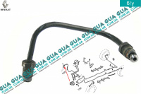 Тормозная трубка правая ( от переднего тормозного шланга к суппорту ) ( черная )