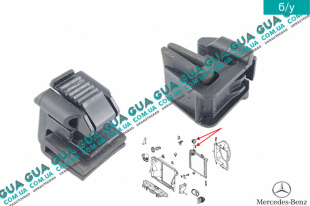 Кронштейн / подушка крепления основного радиатора ( верхний ) Mercedes / МЕРСЕДЕС A-CLASS 1997-2012 / А-КЛАС A160 CDI (1991 куб.см.)
