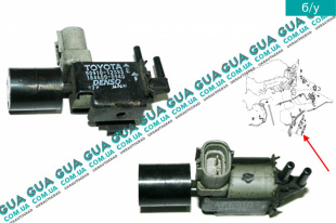 Клапан электромагнитный вакуумной системы / трансдьюсер Toyota / ТОЙОТА HIACE IV 2001-2007 2.5D-4D (2494 куб.см.)