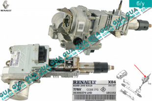 Электроусилитель рулевого управления ( Рулевой вал верхняя часть / колонка ) Renault / РЕНО MEGANE II / МЕГАН 2 1.5DCI (1461 куб.см.)