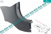 Внутрішня обшивка / накладка порога ( права ) Opel / ОПЕЛЬ ASTRA H 2004-2014 / АСТРА 04-14 1.4 (1364 куб.см.)