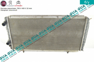Радиатор охлаждения ( основной ) под датчик Citroen / СИТРОЭН JUMPER 1994-2002 / ДЖАМПЕР 1 2.5D (2446 куб.см.)