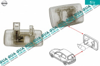  Плафон підсвічування багажного відділення Nissan / НІССАН ALMERA N16 / АЛЬМЕРА Н16 2.2 DI ( 2184 куб.см.)