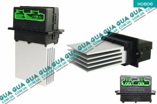 Резистор вентилятора кондиционера ( реостат / сопротивление / регулятор ) Peugeot / ПЕЖО 406 BREAK 2.1TD 12V (2088 куб.см.)