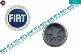 Колпак колесный декоративный ( крышка диска ) 50 мм Fiat / ФИАТ DOBLO 2000-2005 / ДОБЛО 00-05 1.2 (1242 куб.см.)