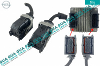 Фишка / разьем блока управления двигателем ( ЭБУ / ECU )	( комплект ) Opel / ОПЕЛЬ ASTRA G 1998-2005 / АСТРА Ж 98-05 1.7DTI 16V (1686 куб. см.)