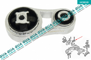 Подушка двигателя верхняя правая Opel / ОПЕЛЬ VIVARO 2000-2014 / ВІВАРО 00-14 2.0 (1998 куб.см)