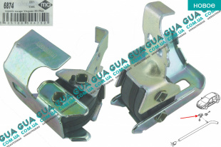 Кронштейн крепления глушителя / выхлопной трубы ( гезинка глушителя ) Renault / РЕНО MEGANE III / МЕГАН 3 2.0 CVT (1997 куб.см.)