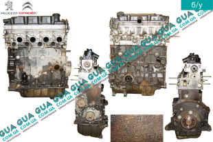 Двигатель RHY ( мотор без навесного оборудования ) Citroen / СИТРОЭН BERLINGO (M59) 2003-2008 / БЕРЛИНГО (М59) 2.0HDI (1997куб.см.)