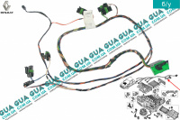 Электропроводка ( жгут проводов ) моторчика / реостата / резистора печки ( отопителя с кондиционером ) Renault / РЕНО LAGUNA II / ЛАГУНА 2 2.2DCI (2188 куб.см.),