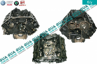 Блок двигателя BKS VW / ВОЛЬКС ВАГЕН TOUAREG 2004-2010 / ТАУРЕГ 04-10 3.0 V6 TDI (2967 куб.см.)