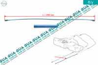  Патрубок / трубка паливної системи ( повернення палива / передня ) Opel / ОПЕЛЬ ASTRA G 2000-2005 / АСТРА Ж 00-05 2.0OPC (1998 куб. см.)