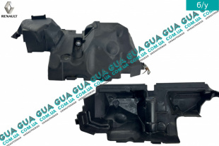 Декоративная крышка двигателя ( накладка / защита двигателя ) Dacia / ДАЧІЯ DUSTER 2010-2018 1.5DCI (1461 куб.см.)