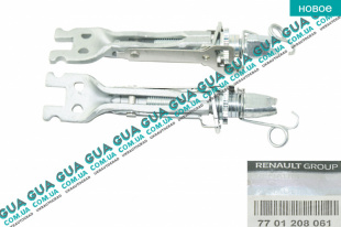 Саморегулируемый механизм / распорная планка задних тормозных колодок / механизм ручного тормоза ( трещетка ) ( комплект ) Fiat / ФИАТ SCUDO 220 2004-2006 / СКУДО 220 04-06 2.0v16 HDI (1997куб.см.)