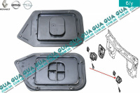 Декоративна внутрішня накладка/заглушка капота (ущільнювач) Renault / РЕНО MASTER II 2003-2010 / МАСТЕР 2 03-10 3.0DCI (2953 куб.см.)