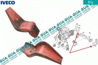 Кронштейн траверса рами кріплення подушки КПП ( опора )