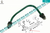 Тормозная трубка левая ( от переднего тормозного шланга к суппорту ) ( зеленая )