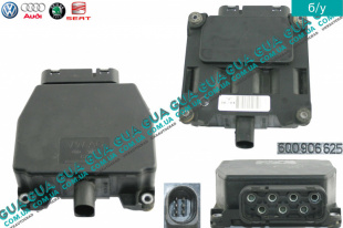 Клапан электромагнитный вакуумной системы ( Блок клапанов / трансдьюсер ) Audi / АУДІ A3 2003- 2.0TDI (1968 куб.см.)