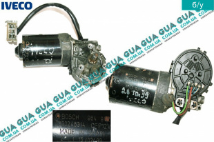 Моторчик стеклоочистителя ( электродвигатель дворников ) Iveco / ІВЕКО DAILY III 1999-2006 / ДЕЙЛІ Е3 99-06 2.8TD (2798 куб.см.)