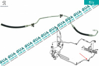 Шланг / патрубок гідропідсилювача ( трубка низького тиску ГПР ) Peugeot / ПЕЖО 407 2.0 V16 (1997 куб. см.)