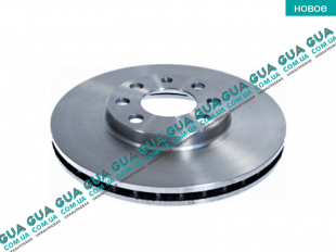 Тормозной диск вентилируемый передний Opel / ОПЕЛЬ COMBO 2001-2012 / КОМБО 01-12 1.7DI (1686 куб.см.)