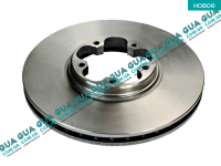 Гальмівний диск вентильований передній (280 мм) (2 шт) Ford / ФОРД TRANSIT 2006- / ТРАНЗИТ 06- 2.2TDCI (2198 куб.см.)