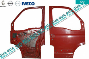 Дверь передняя правая Vauxhal / ВОКСХОЛ MOVANO 2003-2010 2.5DCI (2463 куб.см.)