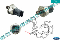 Датчик тиску палива ( Датчик тиску палива в рейці / Редукційний клапан ) Ford / ФОРД CONNECT 2002-2013 / КОННЕКТ 02-13 1.6TDCI (1560 куб. см.)