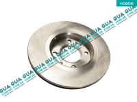 Тормозной диск вентилируемый передний ( - ESP / 266 мм ) Citroen / СИТРОЭН C-Elysee 2012- / С-ЮЛИСИ 1.2 VTi 72 (1199 куб. см.)