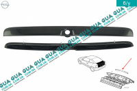 Планка / накладка кришки багажника / ляди ( корпус підсвічування номерного знака ) Opel / ОПЕЛЬ ASTRA G 1998-2005 / АСТРА Ж 98-05 1.6 ( 1598 куб.см. )