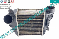 Радиатор интеркулера Audi / АУДИ A3 1996-2003 1.9TDI (1896 куб.см.)