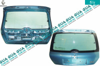 Двері задні / ляда зі склом ( кришка багажника ) хетчбек Renault / РЕНО CLIO II / КЛІО 2 2.0 16V (1998 куб.см.)