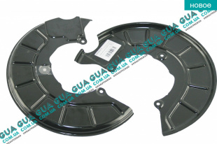 Защита тормозного диска передняя левая 1шт. Seat / СЕАТ ALTEA 2004- 1.6TDI (1598 куб.см.)