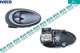  Блок кнопок управления стеклоподьёмниками левый Iveco / ІВЕКО DAILY III 1999-2006 / ДЕЙЛІ Е3 99-06 2.8TD (2798 куб.см.)