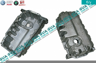 Масляный поддон Audi / АУДИ A1 2011- 1.6TDI (1598 куб.см.)