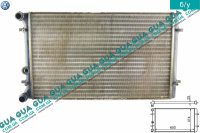 Радіатор охолодження (основний) Seat / СЕАТ TOLEDO II 1999-2006 1.9TDI (1896 куб.см.)