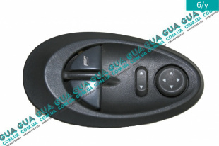 Блок кнопок управления стеклоподьёмниками / зеркалами / левый Iveco / ІВЕКО DAILY III 1999-2006 / ДЕЙЛІ Е3 99-06 2.8TD (2798 куб.см.)