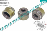 Сальник / уплотнительное кольцо клапана ( впуск / выпуск ) 1шт Citroen / СИТРОЭН XSARA BREAK / КСАРА 1.6 V16 (1587 куб. см.)