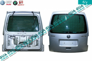  Дверь задняя ляда с стеклом ( крышка багажника ) VW / ВОЛЬКС ВАГЕН CADDY III 2004- / КАДДІ 3 04- 1.4 (1390 куб.см.)