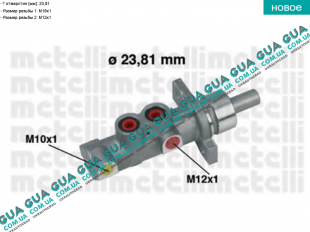 Главный тормозной цилиндр ( 23.81 мм ) ( с ABS ) Citroen / СИТРОЭН BERLINGO (M49) 1996-2003 / БЕРЛИНГО (М49) 1.6 (1587 куб.см)