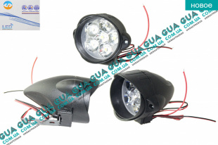 Дополнительная противотуманная светодиодная фара LED 10W ( прожектор ) 1 шт. BMW / БМВ 5-series E39 1997-2003 528i ( 2793 куб. см.)
