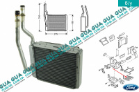 Радиатор печки ( отопителя ) Ford / ФОРД FOCUS I 1998-2004 / ФОКУС 1 98-04 2.0 V16 (1988 куб. см.)
