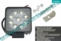 Дополнительная противотуманная светодиодная фара /5″ LED-панель ( прожектор ) 1 шт. BMW / БМВ 5-series E60 2003-2010 525i ( 2497 куб. см.)