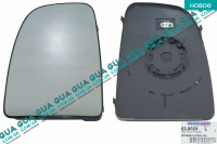 Вкладыш зеркала заднего вида левый с подогревом Fiat / ФИАТ DUCATO 250 2006- / ДУКАТО 250 2.2HDI (2198 куб.см.)