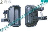 Ручка боковой ( сдвижной ) правой двери внутренняя  Nissan / НИССАН KUBISTAR 1997-2008 / КУБИСТАР 97-08 1.6 (1598 куб.см)