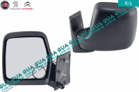 Зеркало заднего вида наружное / боковое механическое левое Fiat / ФИАТ SCUDO 220 1995-2004 / СКУДО 220 95-04 1.9D (1905 куб.см.)