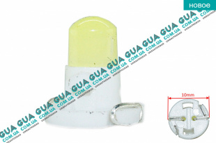 Лампа / лампочка  T5 - B4.2 - COB в панель приборов Fiat / ФИАТ DUCATO 244 2002-2006 / ДУКАТО 244 2.0 (1998 куб.см)