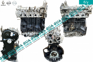 Двигатель ( мотор без навесного оборудования ) EURO 4 Nissan / НІССАН QASHQAI 2007- 2013 / КАШКАЙ 07-13  2.0 DCI (1995 куб.см.)