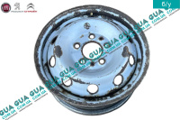 Колісний диск R15 6Jx15 H2 ET68 металевий однокотковий ( сталевий / залізний )