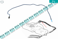Патрубок / трубка ( подачи топлива )  топливной системы ( к датчику уровня топлива в баке ) Opel / ОПЕЛЬ ASTRA G 1998-2005 / АСТРА Ж 98-05 1.7DTI 16V (1686 куб. см.)